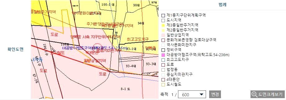 토지이용계획확인원 무료열람