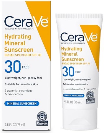 CeraVe Mineral Sunscreen SPF 30