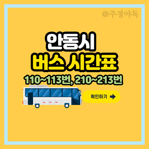 안동시-시내버스-110-113번-210-213번-버스시간표