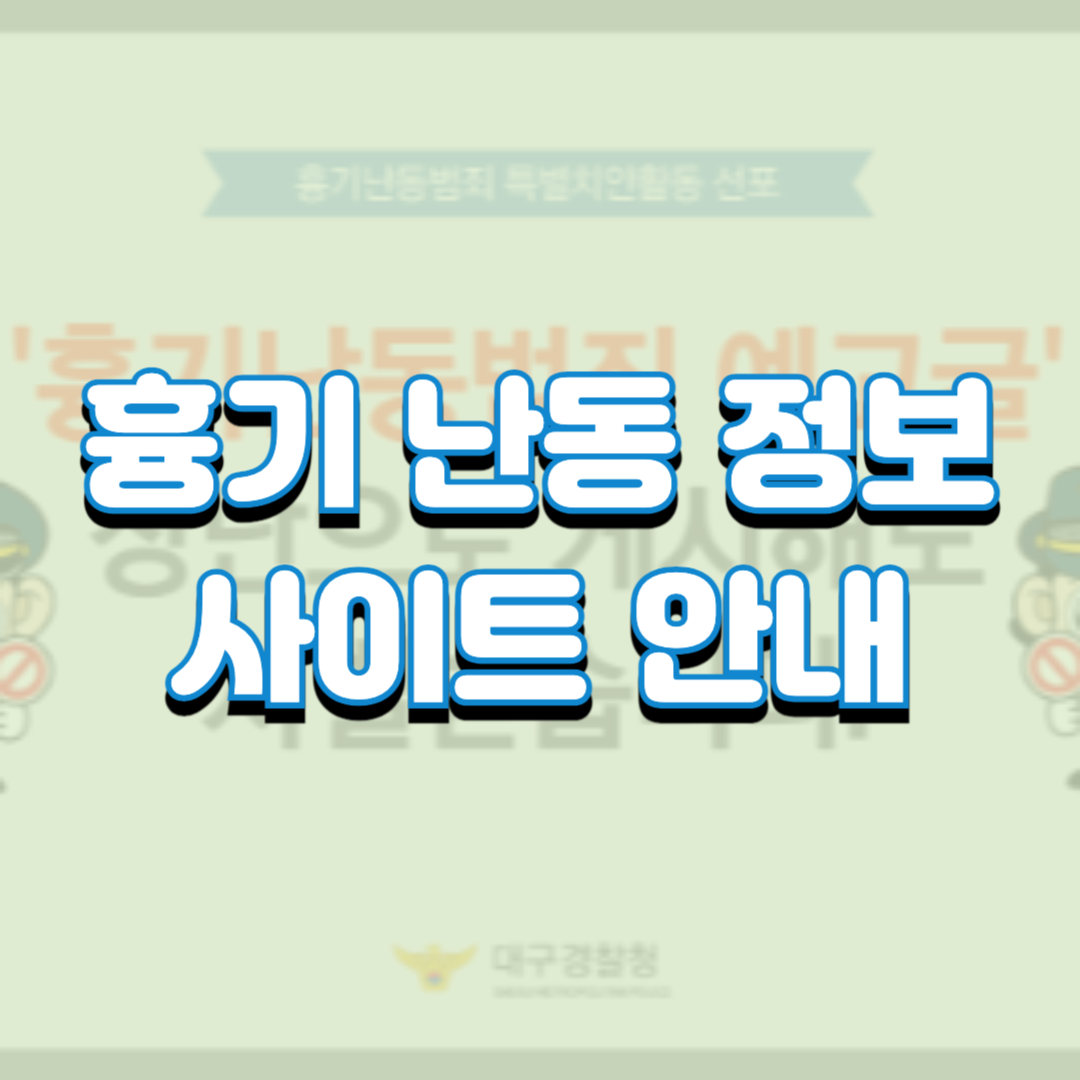  흉기 난동 정보 사이트 안내(디씨 서울역 테러 예고)