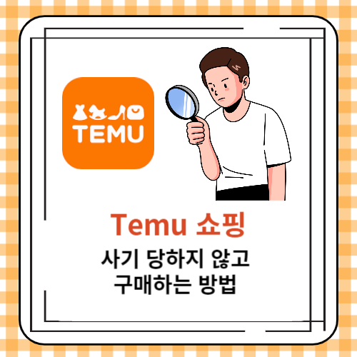 Temu 쇼핑 - 사기 당하지 않고 구매하는 방법