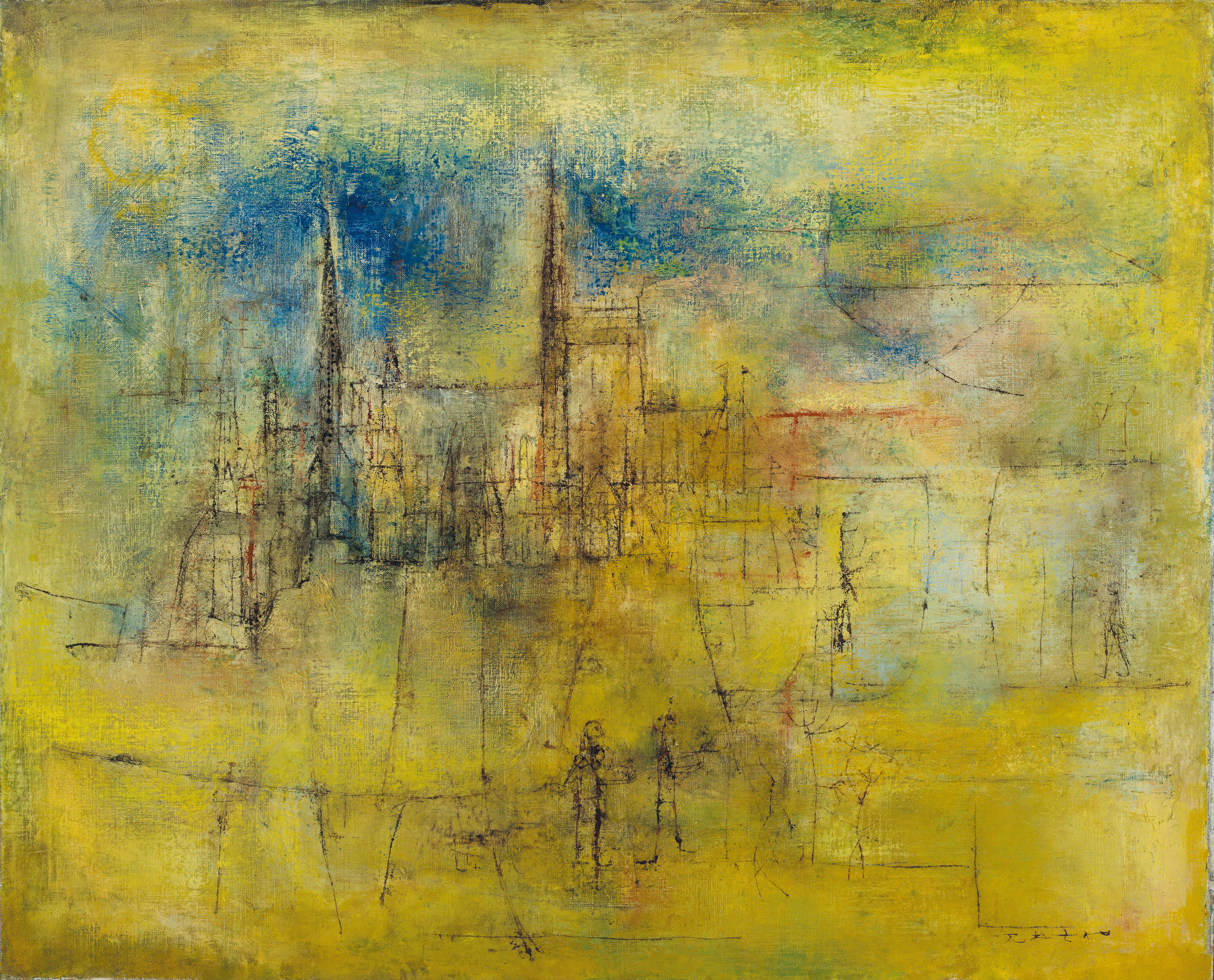 자오우키(Zao Wou-Ki), 중국, 화가, 1920-2013