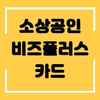 소상공인 비즈플러스카드 섬네일