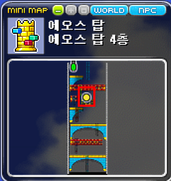 숨겨진 탑 가는법&#44; 위치 (에오스탑 4층 히든스트리트)