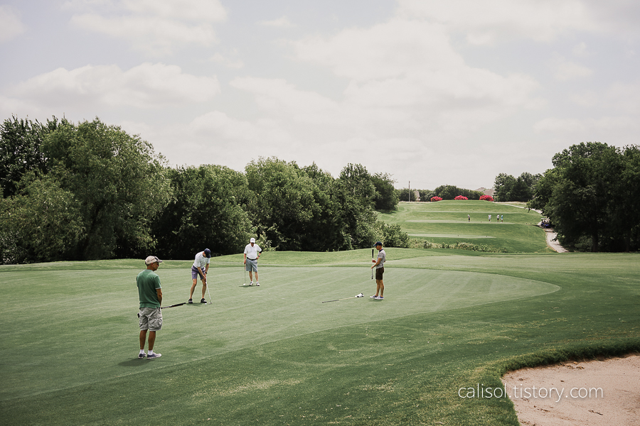 미국인 가족 텍사스 골프 라운딩 맥키니 WestRidge Golf Course