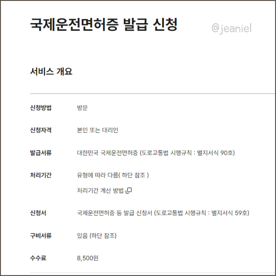 오프라인에서 발급할 경우 경찰서와 운전면허시험장에서 가능