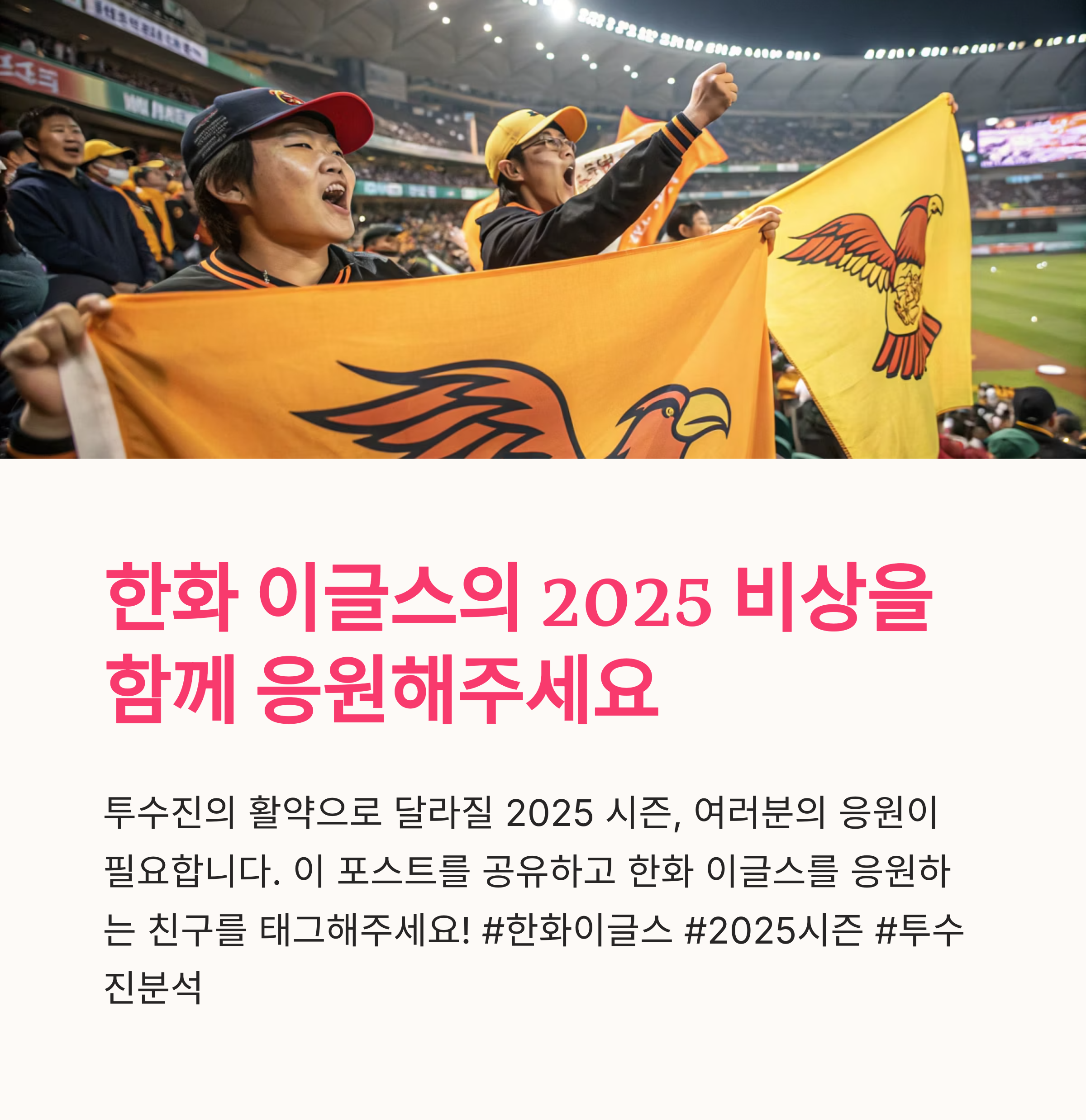 2025 한화 이글스 투수진