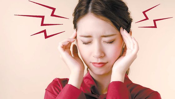  머리가 찌릿찌릿 아파요