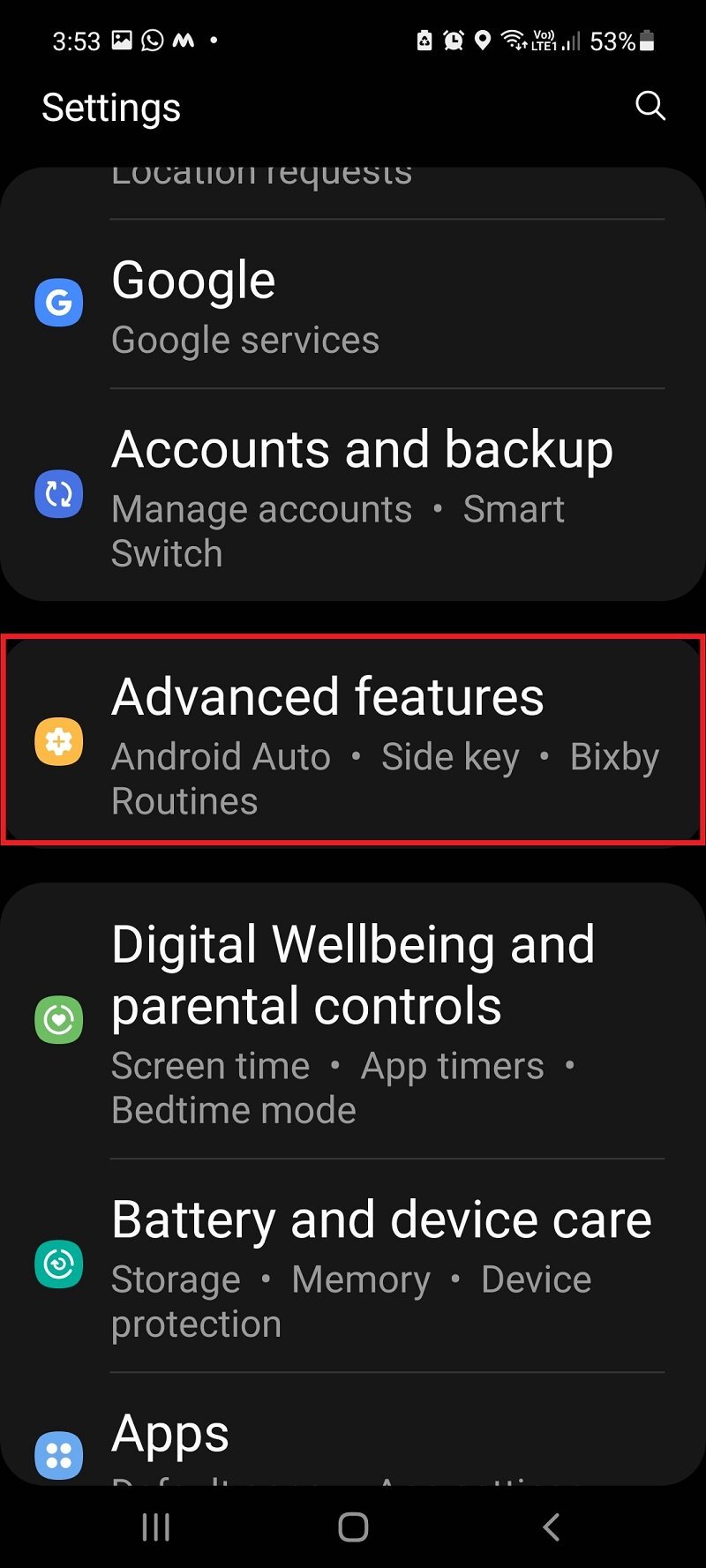 삼성 갤럭시 장치에서 스크린샷 찍는 방법