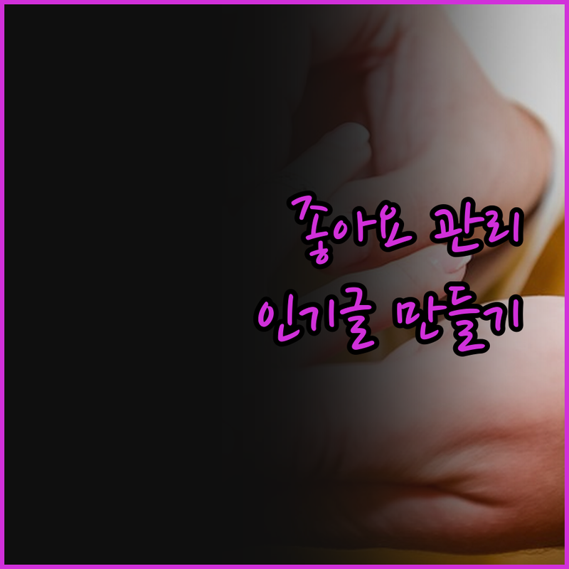 티스토리 블로그 좋아요 관리 솔루션으