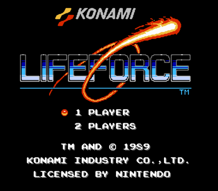  NES ROMS - Life Force Salamander (EUROPE / 유럽판 롬파일 다운로드)