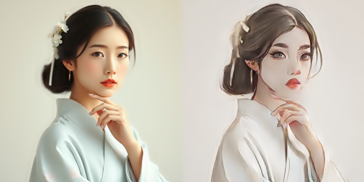 이미지로 애니메이션 생성 결과