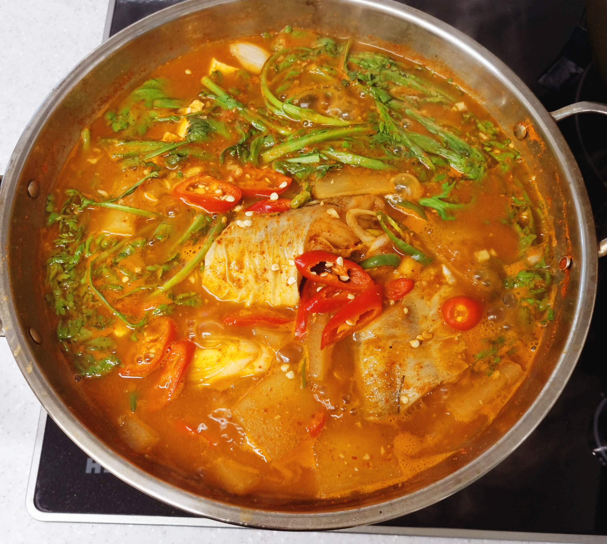 얼큰한동태찌개