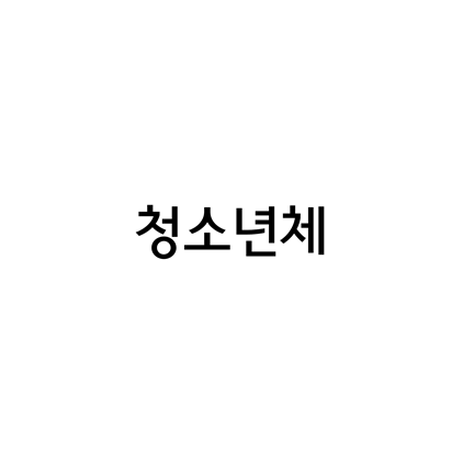  [고딕체]청소년체 폰트 무료 다운로드(제작 : 한국청소년활동진흥원조회수)