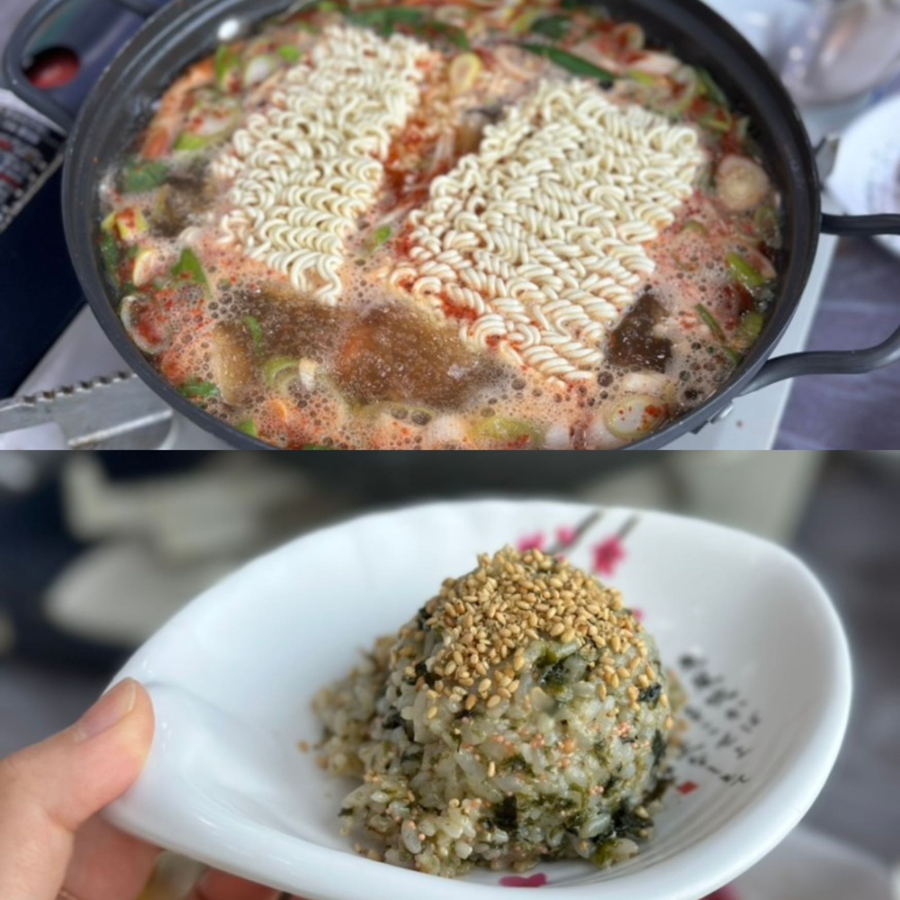 대게라면&#44; 볶음밥
