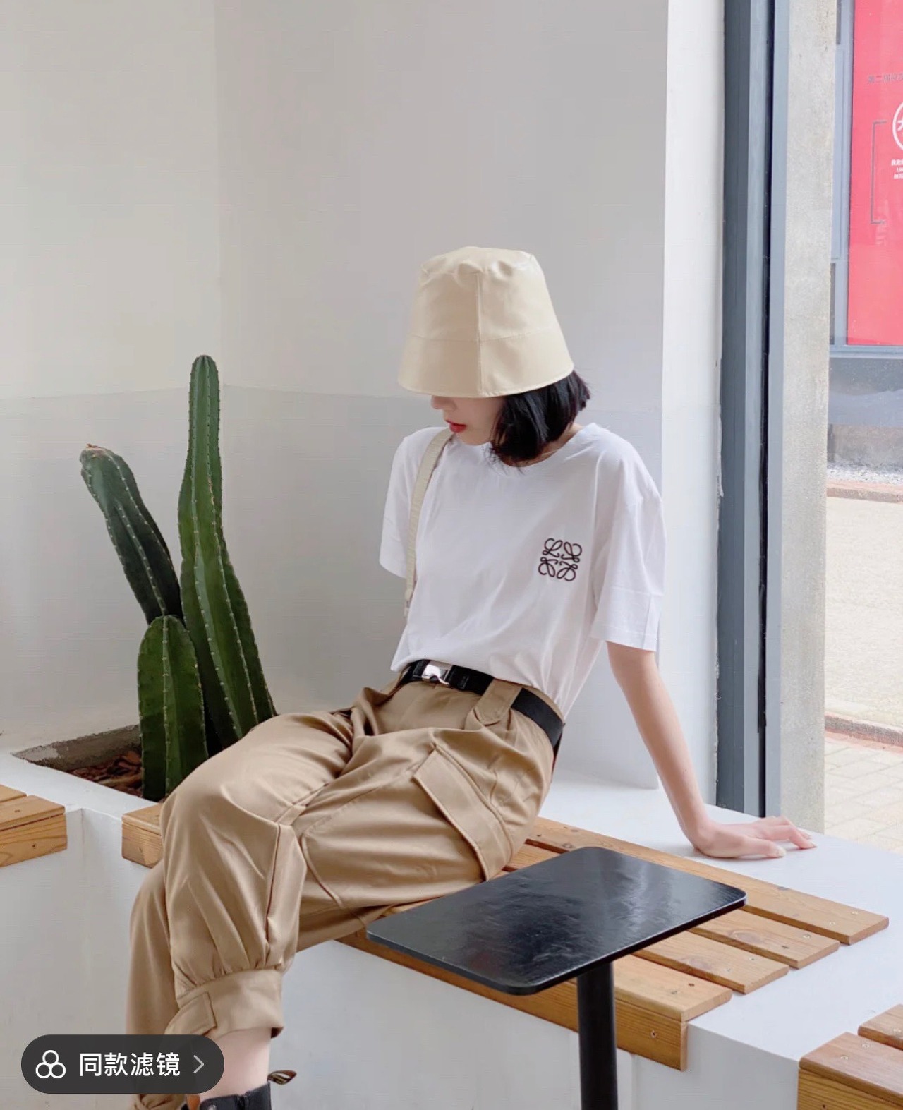  [LOEWE] 로에베 아나그램 로고 코튼 반팔 티셔츠 (2 COLOR)