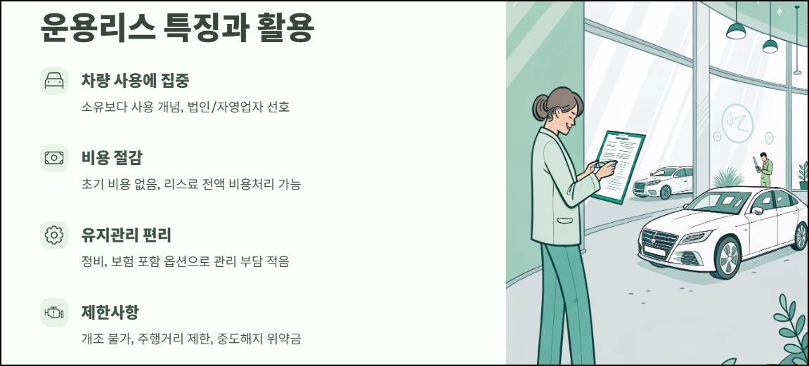 운용리스 특징과 활용