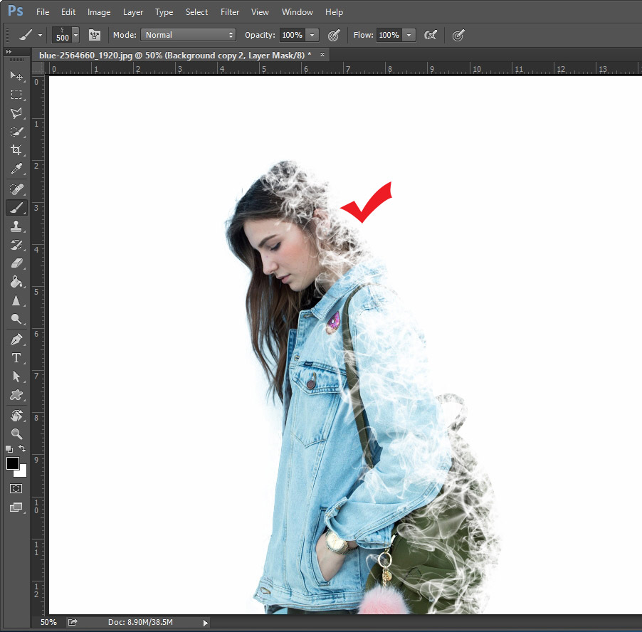 포토샵 연기효과