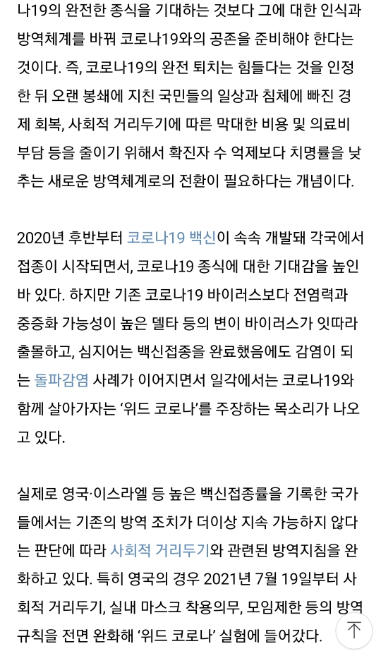  위드코로나 위드코로나 뜻 알아보기
