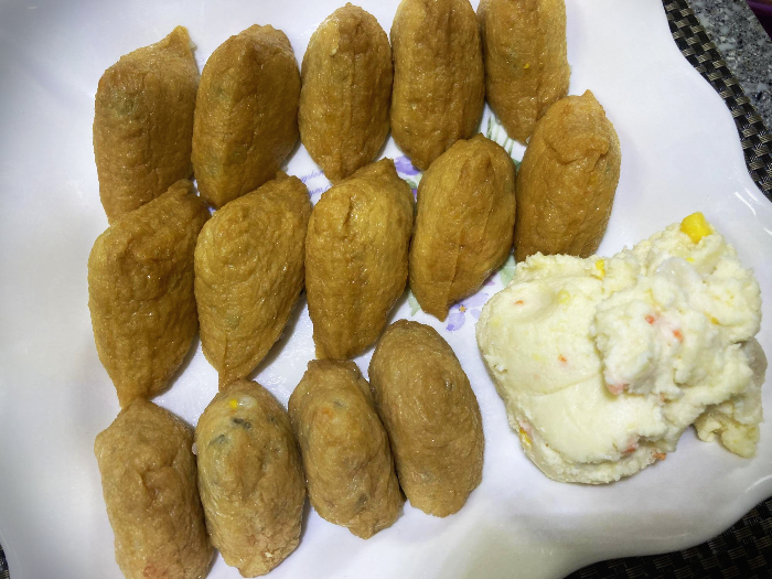  토요일 아침, 당근밥으로 초간단 유부초밥 만들기!