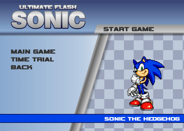 ULTIMATE FLASH SONIC GAME