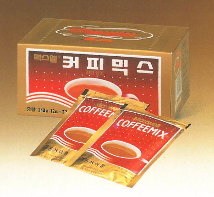 최초의 커피믹스 동서식품 맥스웰 커피믹스