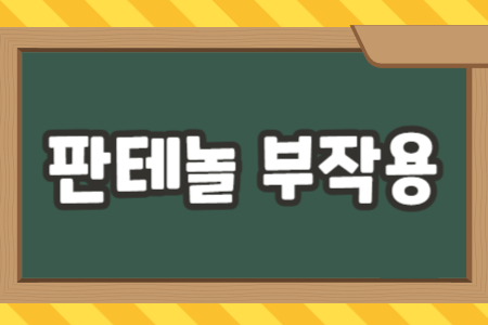 판테놀 부작용