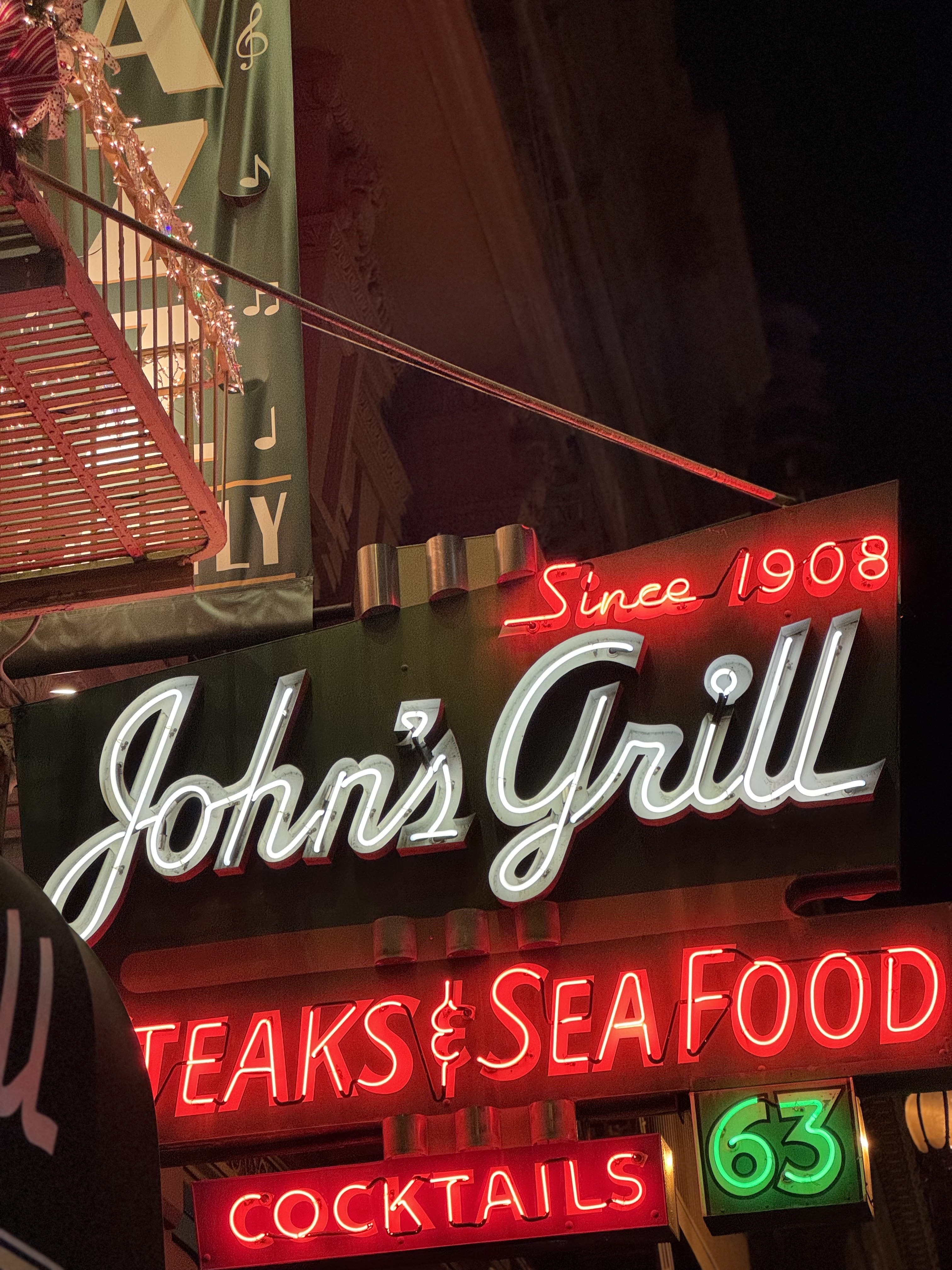 샌프란시스코 john's grill 존스그릴 후기