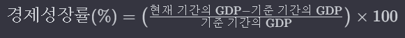 경제 성장률 계산식