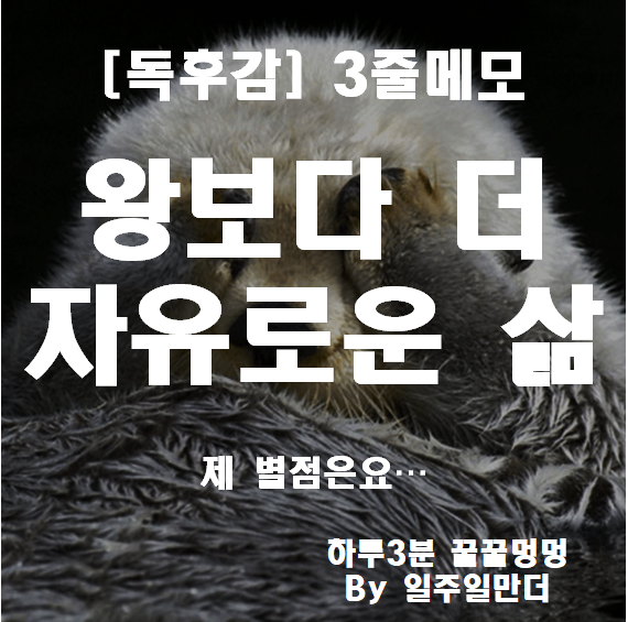 왕보다 더 자유로운 삶 독후감