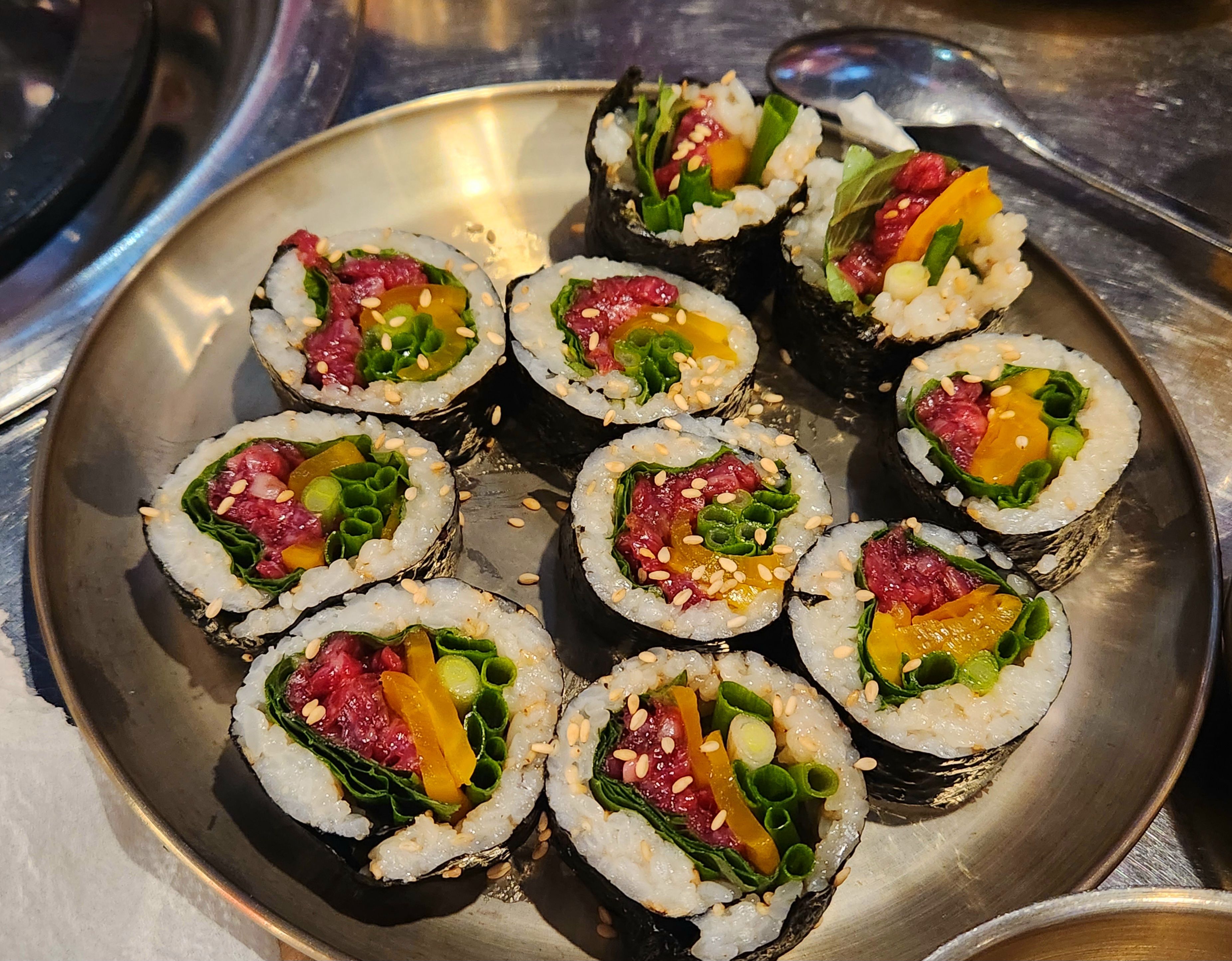 세종 보람동 맛집 보강집 한우 육회김밥