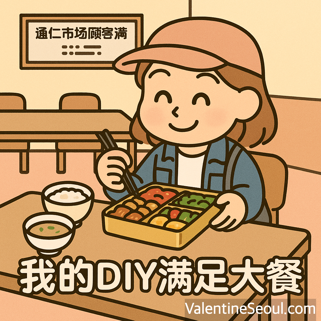 首尔西村通仁市场游览,铜钱盒饭与美食店秘诀全攻略(最新)