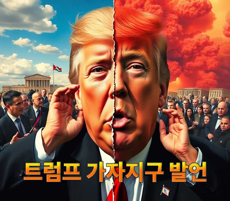 트럼프 가자지구 점령 발언