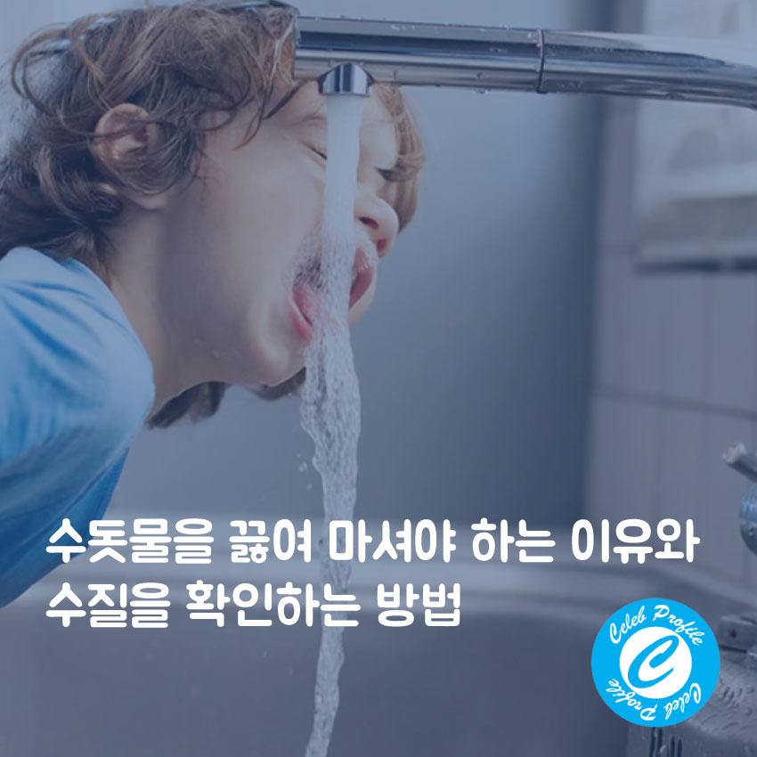  수돗물을 끓여 마셔야 하는 이유와 수질을 확인하는 방법