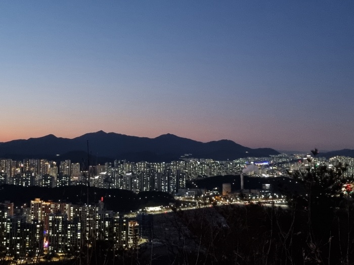 갑하산-능선