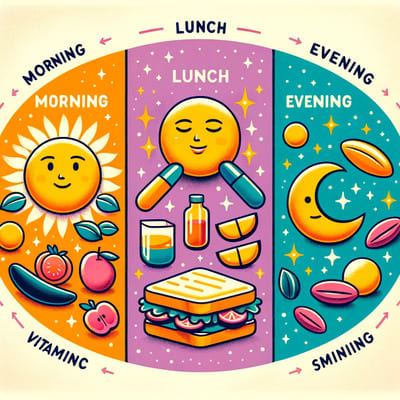 최적의 영양제 섭취 시간 및 방법: 아침&#44; 점심&#44; 저녁별 영양소와 효과