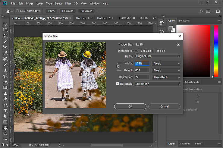 이미지 사이즈 조절하기