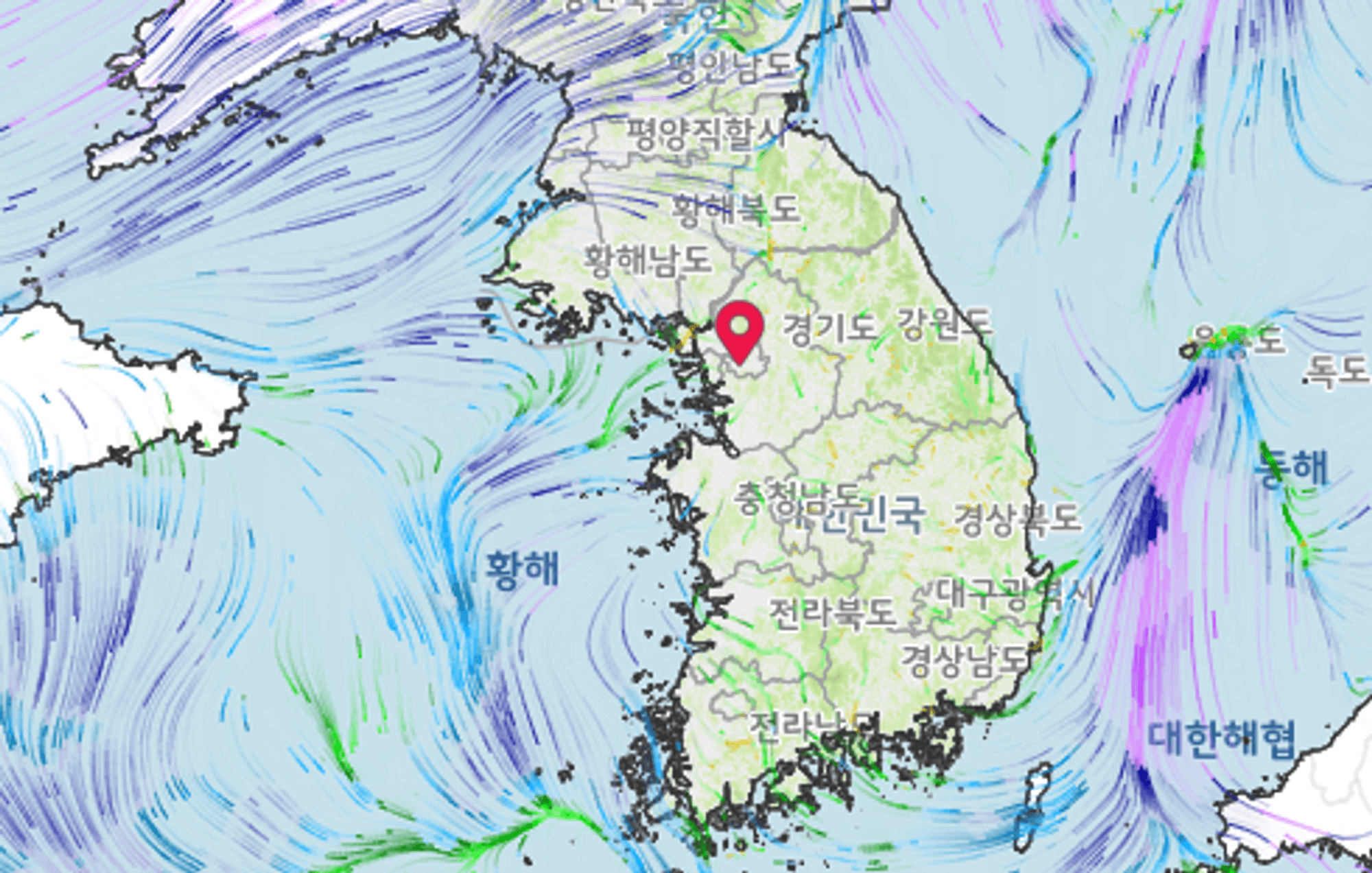 실시간 태풍 경로