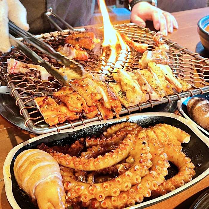 생방송투데이 대구 죽전 감삼동 마늘 산낙지 숯불구이 맛집