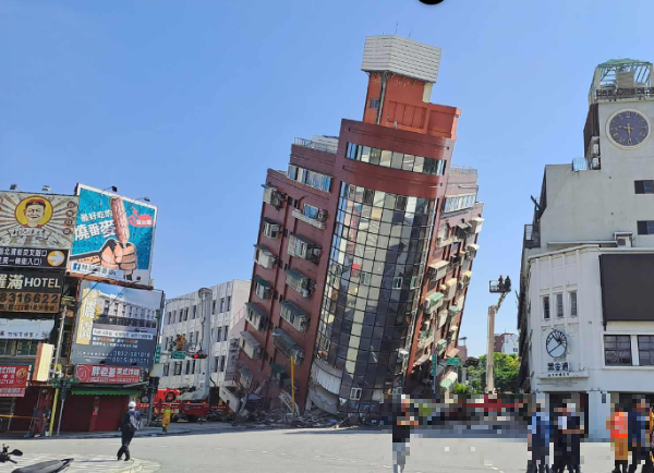대만-화련시-화련-화롄-2024년-4월3일-규모7.4-대지진-지진-건물-피해-손상-모습