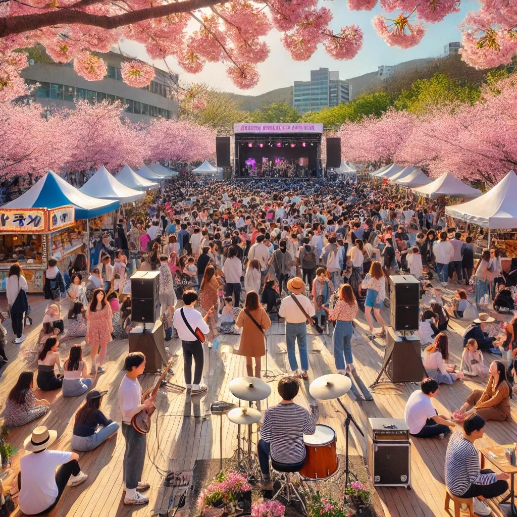 물금벚꽃축제 공연