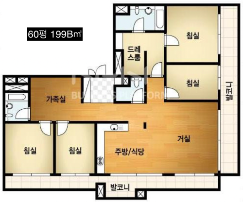 반포자이 4룸 아파트 49평 50평 60평 평면도