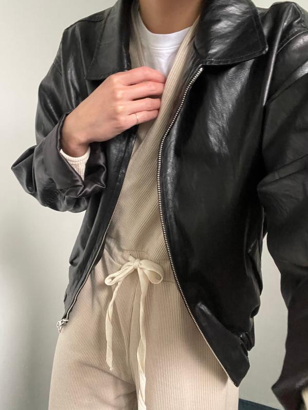 소프트 골지 점프슈트 (beige)