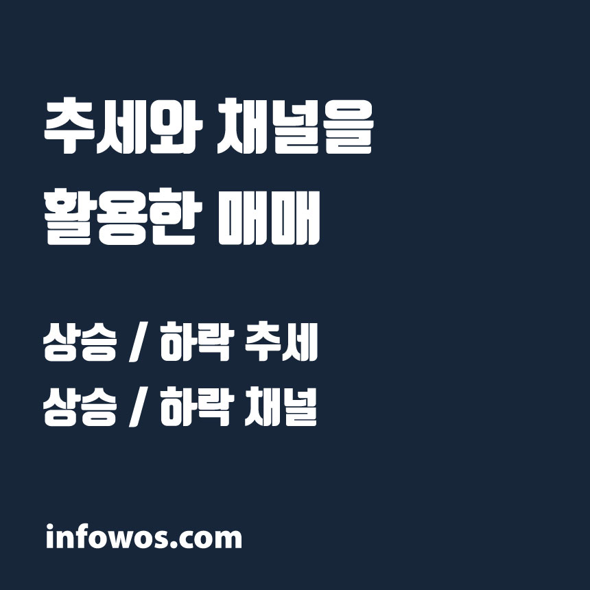 추세와 채널을 활용한 매매 (주식차트에서 상승, 하락 추세를 확인하자)