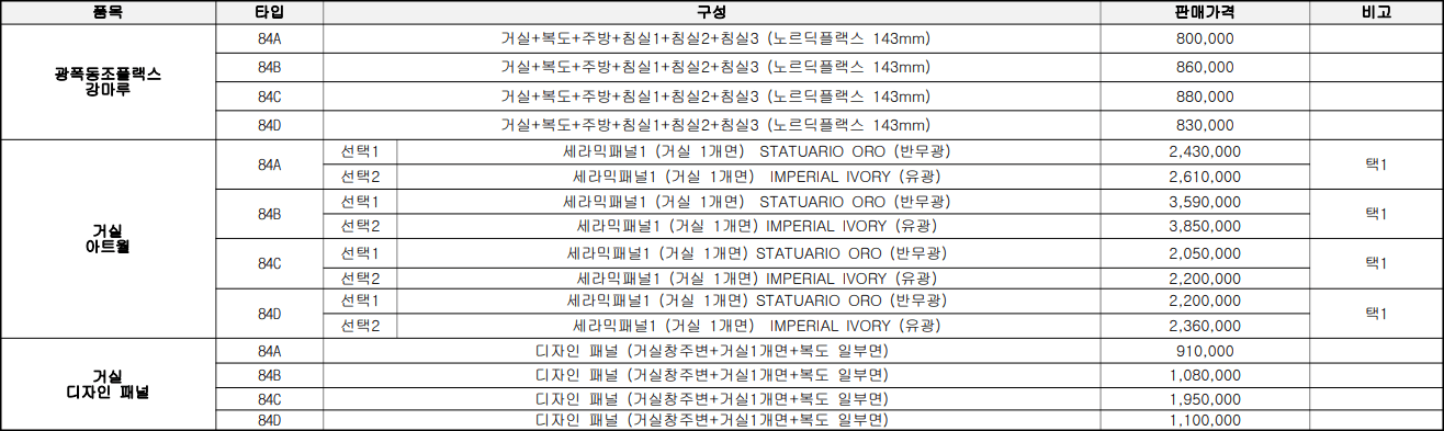 고색-이편한세상-마감재-업그레이드-유상-옵션