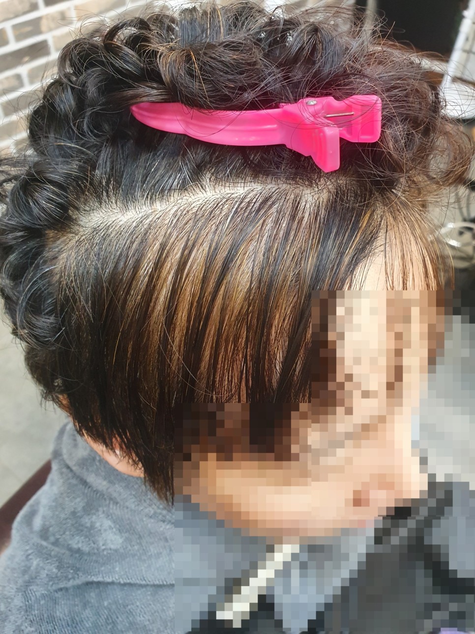 여자 숏컷 베이비펌 내추럴하고 오래가요~ 남자 투블럭 베이비펌& 13