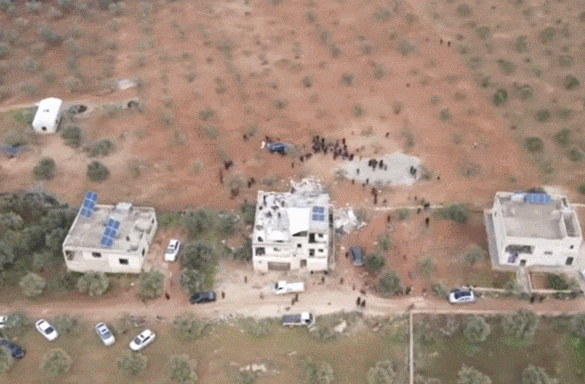  IS 지도자, 미군 공습으로 사망 VIDEO: Aftermath of US raid on house of Islamic State leader shown in drone...