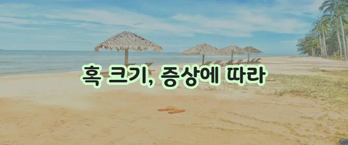 갑상선 물혹 제거 수술 꼭 필요합니다