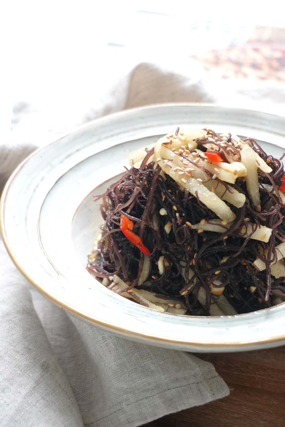 꼬시래기무침 만드는법 겨자소스 14