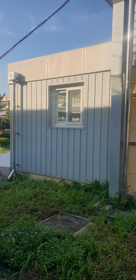 식당관 출입구 강화도어 유리문으로 설치 김해 진영 제일고등학교 강화도어 설치, 8